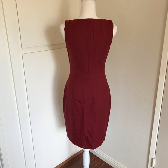 J.Crew wool draped tulip sheath dress - Picture 3 of 7